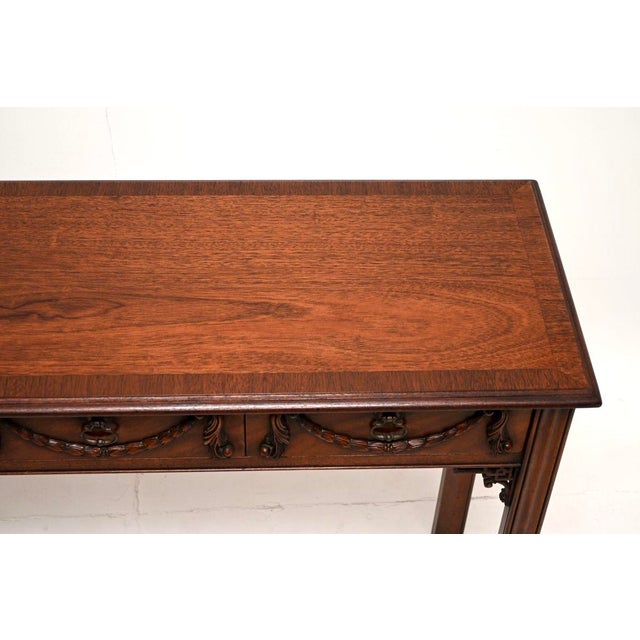 Vintage Georgian Console Table, 1930 For Sale - Image 6 of 11