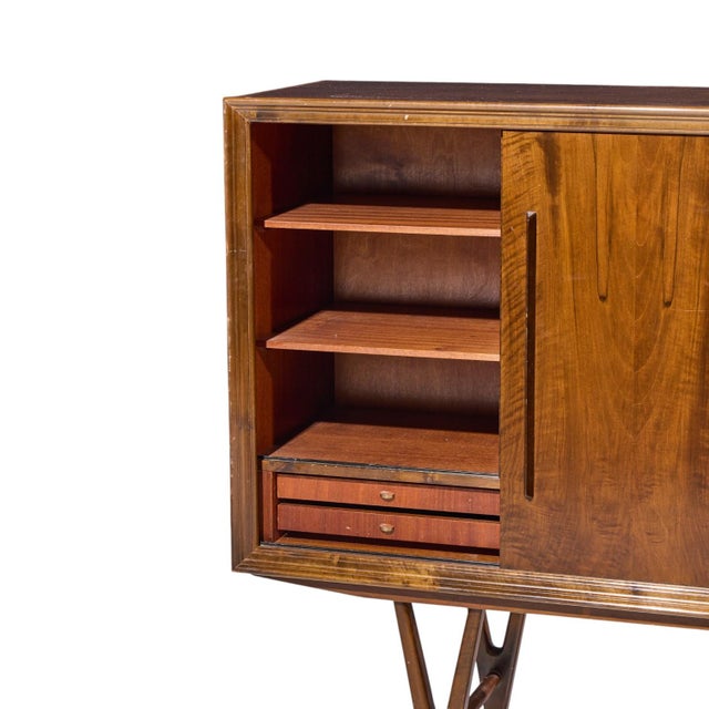 Kurt Østervig Mid Century Danish Rosewood High Credenza For Sale In Chicago - Image 6 of 11