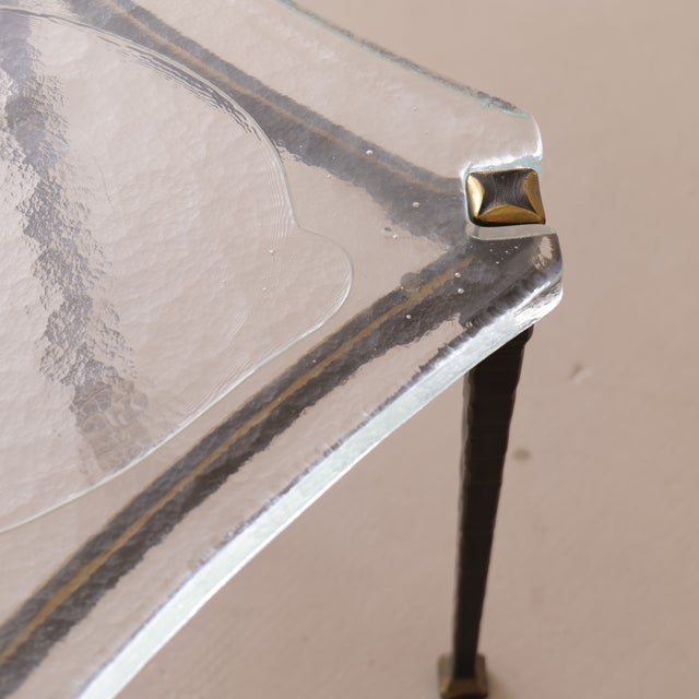 Lothar Klute Design Brutalist Coffee Table Forged Bronze, 1980 For Sale - Image 6 of 7