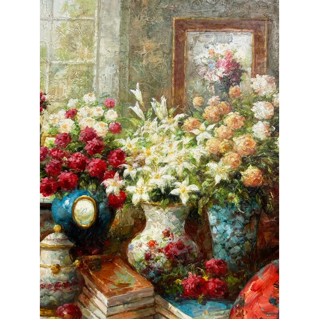 Here is a wonderful large-scale original oil on canvas, dating to the late 20th century and signed “Robbins” at the lower...