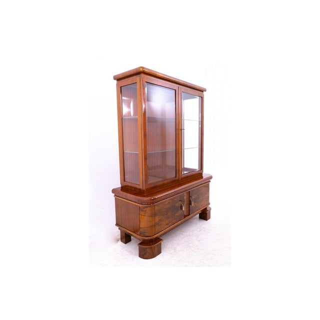 Vintage Art Deco Display Cabinet, Poland, 1930 For Sale - Image 9 of 12