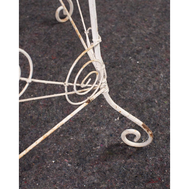 English Victorian Three-Tier Demilune Wire Garden Plant Stand For Sale - Image 17 of 18