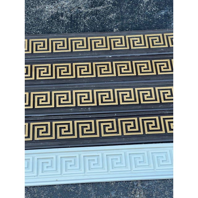 Mid-Century Modern Vintage MCM Greek Key Grieze Decorative Molding For Sale - Image 3 of 12