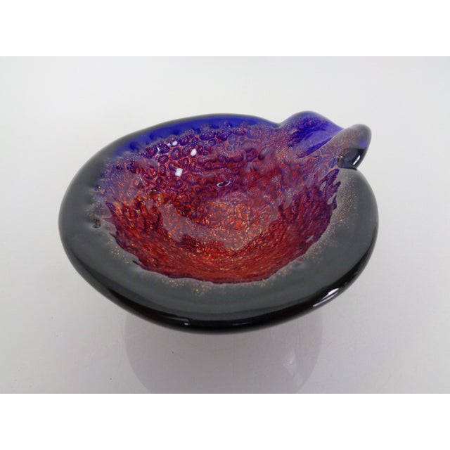Vintage Murano Glass Ashtray, Italy, 1960s For Sale - Image 6 of 18