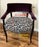 Custom Masland-Duran Mid-Century Library Chair - Plum Scalamandre Velvet & Black/White Chenille - Restored Accent Chair For Sale - Image 9 of 11