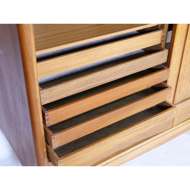 Mid-Century Modern Teak Highboard by Axel Christensen for ACO Møbler, 1960s For Sale - Image 10 of 14