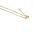 East-West Green Tourmaline & Diamond Pendant Necklace, 3.26ct in 14k Yellow Gold For Sale - Image 9 of 16