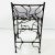 Gray 1980s Wrought Iron Vanity Stool For Sale - Image 8 of 15