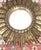 Mid Century Gold Gilt Sunburst Mirror For Sale - Image 4 of 8