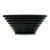 Black Epoxy Resin Coated Steel Bowl by Giulio Confalonieri for Alessi For Sale