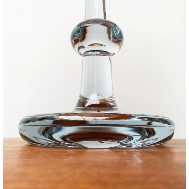 Vintage Danish Glass Palace Table Lamp by Michael Bang for Holmegaard For Sale - Image 11 of 18