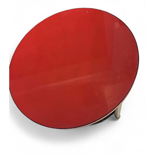 Authentic Bill Sofield for Baker Furniture Lacquered Round Accent Side Table For Sale In Indianapolis - Image 6 of 10