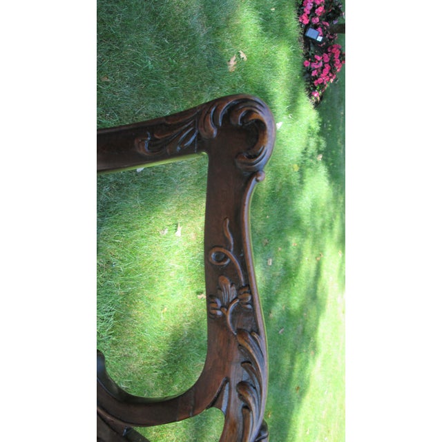 1940s Solid Mahogany Dining Chairs- Set of 6 For Sale - Image 10 of 12