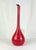 Glass 19" Mid 20th Century Italian Cased Ruby Red & Opalina Glass Ewer — Murano / Empoli Style For Sale - Image 7 of 12