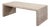 Rustic Stacked-Plank Waterfall Coffee Table in Stone Grey For Sale