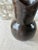 Puebla Pottery Large Ruffled Vase (Chocolate) For Sale - Image 4 of 6