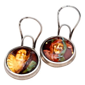 Silver Place Markers, Set of 2 For Sale