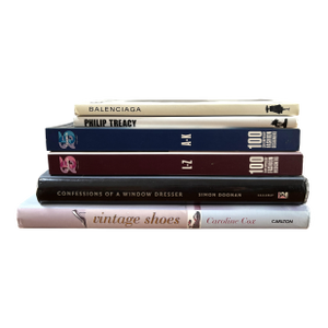 Collection of Fashion Books: Couture, Shoes and Hats--Set of Six