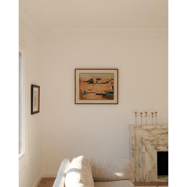 Antonio Anselmo, Landscape with Cliffs, Mixed Media For Sale - Image 5 of 5