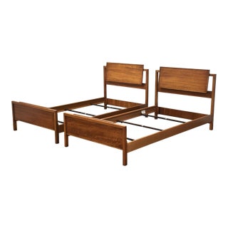 Mid Century Modern Twin Beds - a Pair For Sale
