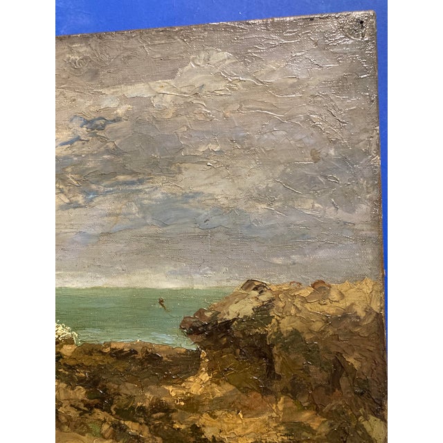 Johan Adolf Hammes, Bad Weather at the Pierrières Near the Office, 1922, Oil on Canvas For Sale - Image 11 of 17