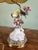 Victorian Vintage Early 20th Century Porcelain Table Lamp, Bird & Flowers For Sale - Image 3 of 13