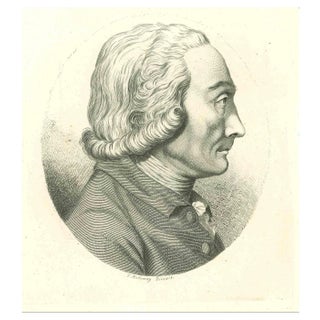 Thomas Holloway, Portrait, Original Etching, 1810 For Sale