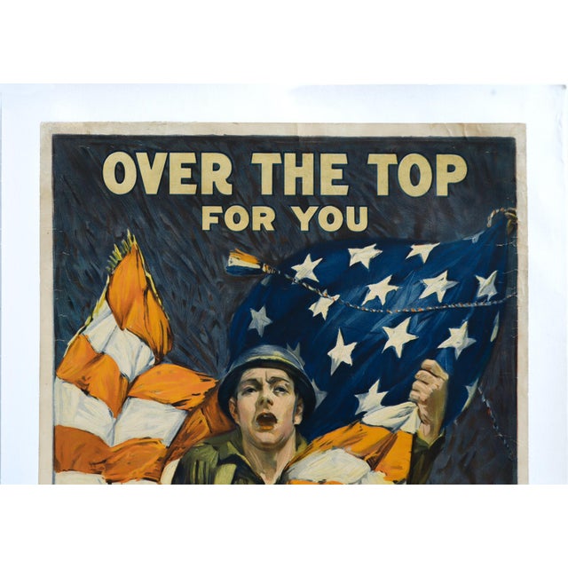 Date: 1918 Size: 20 x 30 inches Artist: Sidney H. Riesenberg About the Poster: The poster depicts a soldier charging up a...