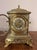 Large Antique Victorian Ornate Brass Mantle Clock, 1880 For Sale - Image 3 of 7