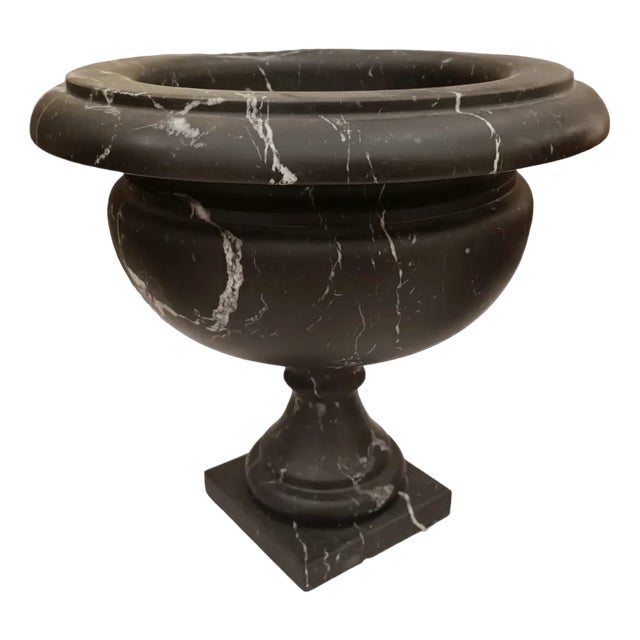 Marquina Marble Cup Sculpture by Daniel Beresaluze, 2000s For Sale