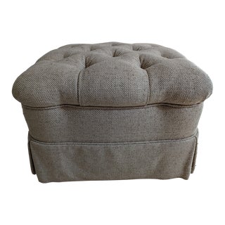 2000s Brunschwig & Fils “St. Andrew’s” Rolling Ottoman For Sale