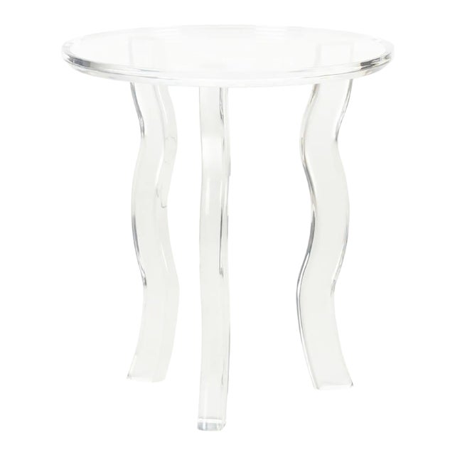 London Side Table - Clear For Sale