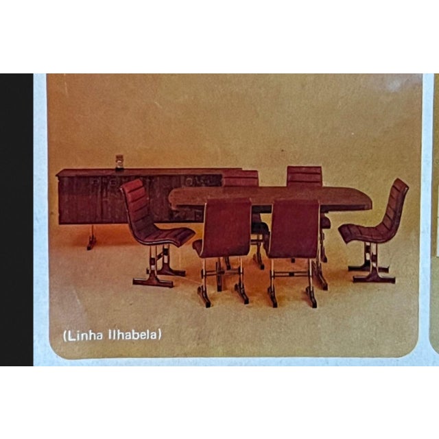 Set of 6 Chairs in Leather, Metal & Wood, Braszenski, 1960s For Sale - Image 13 of 13