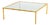 1960s Large Modernist Brass Coffee Table For Sale