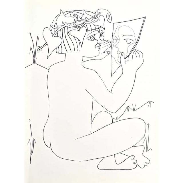 Francoise Gilot Lithograph Crown of Leaves 1975 For Sale
