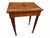 19th Century French Louis XVI Marquetry Side Table with Hidden Mirror, Late For Sale - Image 3 of 11
