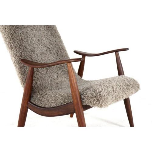 Vintage Brown Lounge Chair For Sale - Image 6 of 15