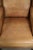 Light Cowhide Wing Armchair with a Timeless English Look and Good Seating Comfort For Sale - Image 6 of 14