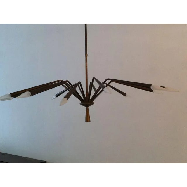 Oscar Torlasco Futurist Chandelier For Sale - Image 10 of 11