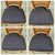Wood c.1940s Directoire Neoclassical French Regency Fruitwood Cane Back Dining Chairs, Set of 4 For Sale - Image 7 of 17