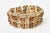 Vintage Signed Henry Bogaff Swarovski Rhinestone Bracelet in Brown and Amber Color For Sale - Image 4 of 6