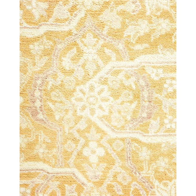 Traditional Mogul Collection Hand-Knotted Area Rug - Brown 8' 4" x 10' 5" For Sale - Image 3 of 9