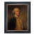 Beaux-Arts "Admiral Sir Chaloner Ogle" After George Romney, Contemporary Reproduction Print on Canvas, Framed, 16 x 20 For Sale - Image 3 of 3