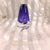 1980s 1980s Very Unusual Footed Purple Art Glass Perfume Bottle For Sale - Image 5 of 7