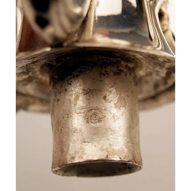 Biedermeier Silver Candleholders by Albert Kattner, Vienna, 1857, Set of 2 For Sale - Image 9 of 11