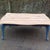 Large French Dining Table or Desk with Stripped Wooden Top For Sale - Image 4 of 10