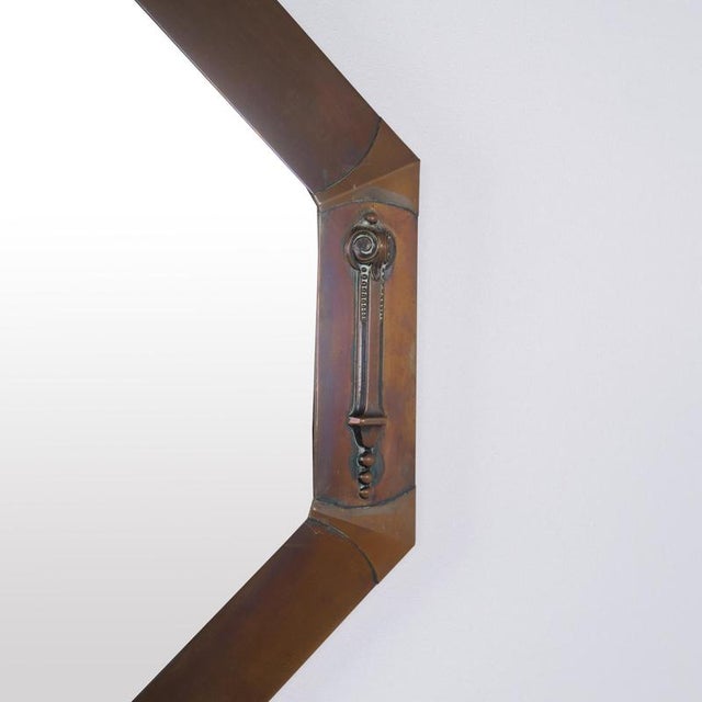 Antique English Mirror with Decorative Frame, Early 1900s For Sale - Image 5 of 7