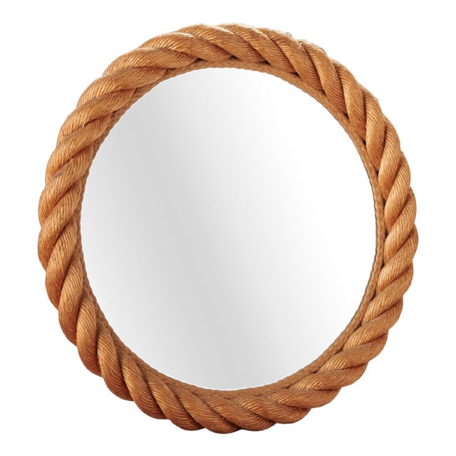 Mirror attributed to Adrien Audoux and Frida Minet, 1960s For Sale
