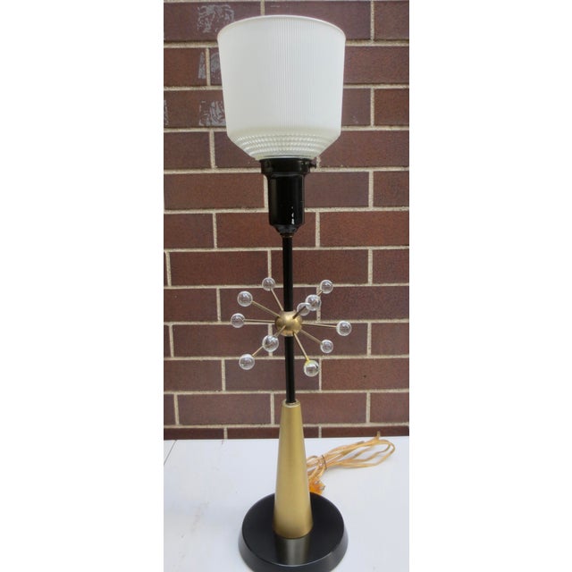 Late 20th Century 1980s Sputnik Table Lamps unmarked - Pair For Sale - Image 5 of 15