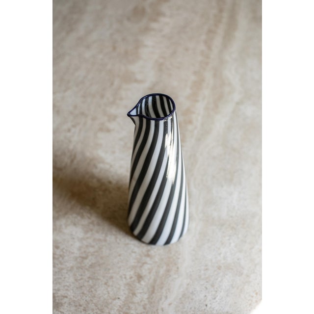 2000 - 2009 Handmade Striped Laurence Brabant Carafe For Sale - Image 5 of 6